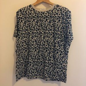 Blooming Jelly Tan Brown Cheetah Print Top Sz XXL